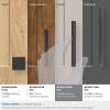 Amerock | Cabinet Pull | Oil Rubbed Bronze | 3-3/4 inch (96 mm) Center to Center | Monument | 1 Pack | Drawer Pull | Drawer Handle | Cabinet Hardware