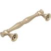 Amerock | Cabinet Pull | Oil Rubbed Bronze | 5-1/16 inch (128 mm) Center to Center | Crawford | 1 Pack | Drawer Pull | Drawer Handle | Cabinet Hardware(Golden Champagne)