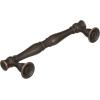 Amerock | Cabinet Pull | Oil Rubbed Bronze | 5-1/16 inch (128 mm) Center to Center | Crawford | 1 Pack | Drawer Pull | Drawer Handle | Cabinet Hardware(Oil Rubbed Bronze)