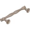 Amerock | Cabinet Pull | Oil Rubbed Bronze | 5-1/16 inch (128 mm) Center to Center | Crawford | 1 Pack | Drawer Pull | Drawer Handle | Cabinet Hardware(Satin Nickel)
