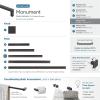 Amerock | Cabinet Pull | Oil Rubbed Bronze | 5-1/16 inch (128 mm) Center to Center | Monument | 1 Pack | Drawer Pull | Drawer Handle | Cabinet Hardware