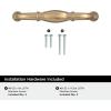 Amerock | Cabinet Pull | Polished Chrome | 3 inch (76 mm) Center to Center | Granby | 1 Pack | Drawer Pull | Drawer Handle | Cabinet Hardware(Champagne Bronze)