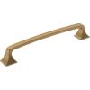 Amerock | Cabinet Pull | Polished Chrome | 3-3/4 inch (96 mm) Center-to-Center | Ville | 1 Pack | Drawer Pull | Cabinet Handle | Cabinet Hardware(Champagne Bronze)