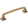 Amerock | Cabinet Pull | Polished Chrome | 3-3/4 inch (96 mm) Center-to-Center | Ville | 1 Pack | Drawer Pull | Cabinet Handle | Cabinet Hardware(Champagne Bronze)