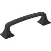 Amerock | Cabinet Pull | Polished Chrome | 3-3/4 inch (96 mm) Center-to-Center | Ville | 1 Pack | Drawer Pull | Cabinet Handle | Cabinet Hardware(Matte Black)