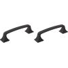 Amerock | Cabinet Pull | Polished Chrome | 3-3/4 inch (96 mm) Center-to-Center | Ville | 1 Pack | Drawer Pull | Cabinet Handle | Cabinet Hardware(Matte Black)