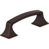 Amerock | Cabinet Pull | Polished Chrome | 3-3/4 inch (96 mm) Center-to-Center | Ville | 1 Pack | Drawer Pull | Cabinet Handle | Cabinet Hardware(Oil Rubbed Bronze)