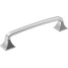 Amerock | Cabinet Pull | Polished Chrome | 3-3/4 inch (96 mm) Center-to-Center | Ville | 1 Pack | Drawer Pull | Cabinet Handle | Cabinet Hardware(Polished Chrome)
