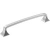 Amerock | Cabinet Pull | Polished Chrome | 3-3/4 inch (96 mm) Center-to-Center | Ville | 1 Pack | Drawer Pull | Cabinet Handle | Cabinet Hardware(Polished Chrome)