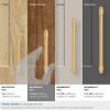 Amerock | Cabinet Pull | Polished Chrome | 5-1/16 inch (128 mm) Center-to-Center | Destine | 1 Pack | Drawer Pull | Cabinet Handle | Cabinet Hardware(Champagne Bronze)