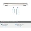Amerock | Cabinet Pull | Polished Chrome | 5-1/16 inch (128 mm) Center-to-Center | Destine | 1 Pack | Drawer Pull | Cabinet Handle | Cabinet Hardware(Polished Nickel)