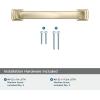 Amerock | Cabinet Pull | Polished Chrome | 5-1/16 inch (128 mm) Center-to-Center | Surpass | 1 Pack | Drawer Pull | Cabinet Handle | Cabinet Hardware(Golden Champagne)