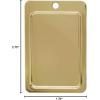 Amerock | Cabinet 𝐇inge | Variable Overlay 𝖧inge | Polished Brass | 2 Pack | Self-Closing Ｈinge | Face Mount Hinge | Cabinet Door ᕼinge
