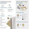 Amerock | Golden Champagne | Appoint | 5 Piece | Bathroom Accessories Set