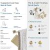 Amerock | Golden Champagne | Mulholland | Towel Bar | 24 inch (610 mm) | 3 Piece | Bathroom Accessories Set