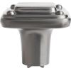 Amerock | Kitchen Cabinet Knob | Matte Black | 1-3/16 in (30 mm) | Jolene | 1 Pack | Furniture Hardware | Bathroom Drawer Knob| Dresser Drawer Handle | Cabinet Pull(Black Brushed Nickel)