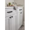 Amerock | Kitchen Cabinet Knob | Matte Black | 1-3/16 in (30 mm) | Jolene | 1 Pack | Furniture Hardware | Bathroom Drawer Knob| Dresser Drawer Handle | Cabinet Pull(Matte Black)