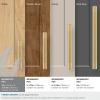 Amerock | Kitchen Cabinet Pull | Golden Champagne | 6-5/16 in (160 mm) Center-to-Center | Bronx | 1 Pack | Furniture Hardware | Cabinet Handle | Bathroom Drawer Pull(Champagne Bronze)