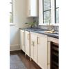 Amerock | Kitchen Cabinet Pull | Golden Champagne | 6-5/16 in (160 mm) Center-to-Center | Bronx | 1 Pack | Furniture Hardware | Cabinet Handle | Bathroom Drawer Pull(Champagne Bronze)