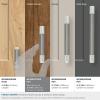 Amerock | Kitchen Cabinet Pull | Golden Champagne | 6-5/16 in (160 mm) Center-to-Center | Bronx | 1 Pack | Furniture Hardware | Cabinet Handle | Bathroom Drawer Pull(Polished Nickel/Stainless Steel)