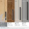 Amerock | Kitchen Cabinet Pull | Golden Champagne | 6-5/16 in (160 mm) Center-to-Center | Bronx | 1 Pack | Furniture Hardware | Cabinet Handle | Bathroom Drawer Pull(Black Bronze)