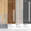 Amerock | Kitchen Cabinet Pull | Golden Champagne | 6-5/16 in (160 mm) Center-to-Center | Bronx | 1 Pack | Furniture Hardware | Cabinet Handle | Bathroom Drawer Pull(Polished Chrome)