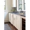 Amerock | Kitchen Cabinet Pull | Golden Champagne | 6-5/16 in (160 mm) Center-to-Center | Bronx | 1 Pack | Furniture Hardware | Cabinet Handle | Bathroom Drawer Pull(Polished Chrome)