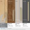 Amerock | Kitchen Cabinet Pull | Golden Champagne | 6-5/16 in (160 mm) Center-to-Center | Bronx | 1 Pack | Furniture Hardware | Cabinet Handle | Bathroom Drawer Pull(Golden Champagne)