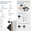 Amerock | Matte Black | Appoint | 5 Piece | Bathroom Accessories Set