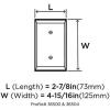 Amerock | Wall Plate | Black Bronze | 1 Toggle Switch Plate Cover | Mulholland | 1 Pack | Light Switch Cover(Golden Champagne)