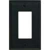 Amerock | Wall Plate | Golden Champagne | 2 Rocker Switch Plate Cover | Mulholland | 1 Pack | Decora Wall Plate | Light Switch Cover(Black Bronze)