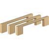Amerock 10BX37132MB | Matte Black Cabinet Pull | 5-1/16 inch (128mm) Center-to-Center | 10 Pack | Cityscape | Furniture Hardware(Champagne Bronze)