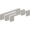 Amerock 10BX37132MB | Matte Black Cabinet Pull | 5-1/16 inch (128mm) Center-to-Center | 10 Pack | Cityscape | Furniture Hardware(Satin Nickel)