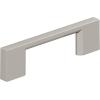 Amerock 10BX37132MB | Matte Black Cabinet Pull | 5-1/16 inch (128mm) Center-to-Center | 10 Pack | Cityscape | Furniture Hardware(Satin Nickel)