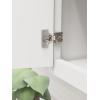 Amerock 2 Pack 1-1/4 inch Overlay Soft-Closing Compact Concealed Hinge for Face Frame Cabinet, 105-degree Opening Angle with 3-Way adjustability(1/2 Inch Overlay)
