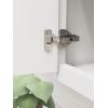 Amerock 2 Pack Full Overlay Self-Closing Euro Concealed Hinge for Frameless Cabinet, 105-degree Opening Angle with 3-Way adjustability(1/2 Inch Overlay Face Frame)