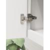Amerock 2 Pack Full Overlay Self-Closing Euro Concealed Hinge for Frameless Cabinet, 105-degree Opening Angle with 3-Way adjustability(Full Overlay Face Frame)
