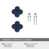 Amerock 2PK36971PNK Accents Round Cabinet Knob | Furniture Knob | Gold/Pink Decorative Drawer Pull(Gold/Navy Blue)
