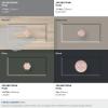 Amerock 2PK36971PNK Accents Round Cabinet Knob | Furniture Knob | Gold/Pink Decorative Drawer Pull(Gold/Pink)