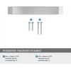Amerock Amerock BP36845FB BP36845 Premise 5-1/16 Inch Center to Center Arch Cabinet Pull(Polished Chrome)