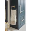 Amerock BH26541BBZ | Golden Champagne Towel Ring | 6-7/16 in (164 mm) Length Towel Holder | Arrondi | Hand Towel Holder for Bathroom Wall | Small Kitchen | Bath Accessories