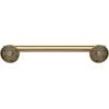Amerock BH26546MB | Matte Black Towel Bar | 9 in (229 mm) Towel Rack | Arrondi | Bathroom Towel Holder | Bathroom Hardware | Bath Accessories(Golden Champagne)