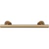 Amerock BH26546MB | Matte Black Towel Bar | 9 in (229 mm) Towel Rack | Arrondi | Bathroom Towel Holder | Bathroom Hardware | Bath Accessories(Golden Champagne)
