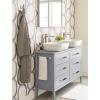 Amerock BH26615PNSS | Polished Nickel/Stainless Steel Towel Bar | 24 in (610 mm) Towel Rack | Esquire | Bathroom Towel Holder | Bathroom Hardware | Bath Accessories(Brushed Nickel/Oil-rubbed Bronze)