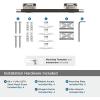 Amerock BH26615PNSS | Polished Nickel/Stainless Steel Towel Bar | 24 in (610 mm) Towel Rack | Esquire | Bathroom Towel Holder | Bathroom Hardware | Bath Accessories(Brushed Nickel/Oil-rubbed Bronze)