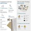 Amerock BH26615PNSS | Polished Nickel/Stainless Steel Towel Bar | 24 in (610 mm) Towel Rack | Esquire | Bathroom Towel Holder | Bathroom Hardware | Bath Accessories(Polished Nickel/Golden Champagne)