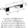 Amerock BH36003CZ | Champagne Bronze Towel Bar | 18 in (457 mm) Towel Rack | Blackrock | Bathroom Towel Holder | Bathroom Hardware | Bath Accessories(Brushed Nickel)