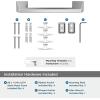 Amerock BH36003CZ | Champagne Bronze Towel Bar | 18 in (457 mm) Towel Rack | Blackrock | Bathroom Towel Holder | Bathroom Hardware | Bath Accessories(Chrome)