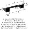 Amerock BH36003CZ | Champagne Bronze Towel Bar | 18 in (457 mm) Towel Rack | Blackrock | Bathroom Towel Holder | Bathroom Hardware | Bath Accessories(Matte Black)
