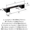 Amerock BH36003CZ | Champagne Bronze Towel Bar | 18 in (457 mm) Towel Rack | Blackrock | Bathroom Towel Holder | Bathroom Hardware | Bath Accessories(Oil-rubbed Bronze)